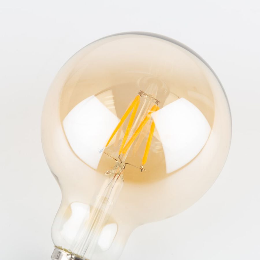 Bombilla LED filamento decorativo Globo &Oslash;9,5x14,5cm - G95 4W