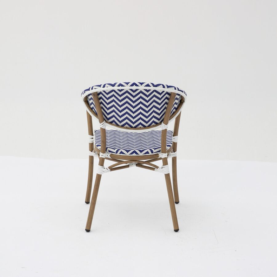 Silla de jardín de ratán sintético Marine 57x60x83cm