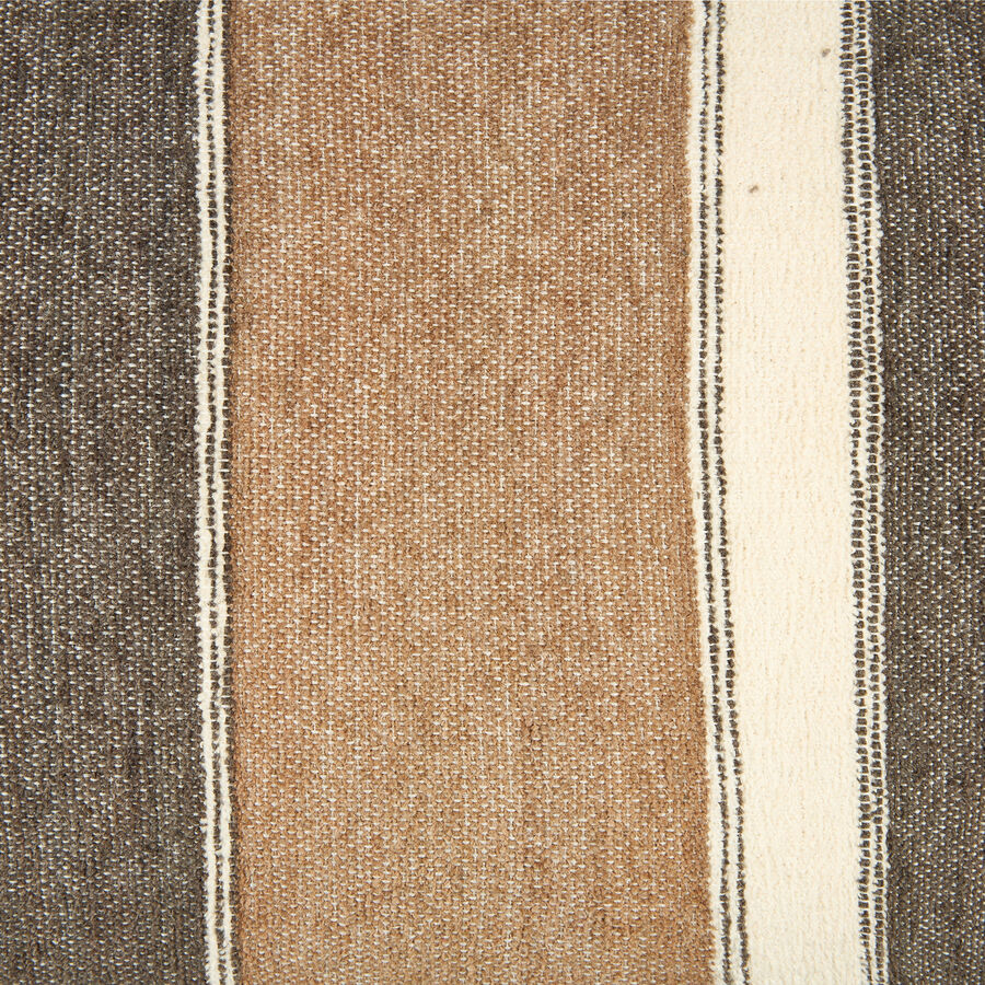 Funda de coj&iacute;n de chenilla rayas Micata 30x45cm