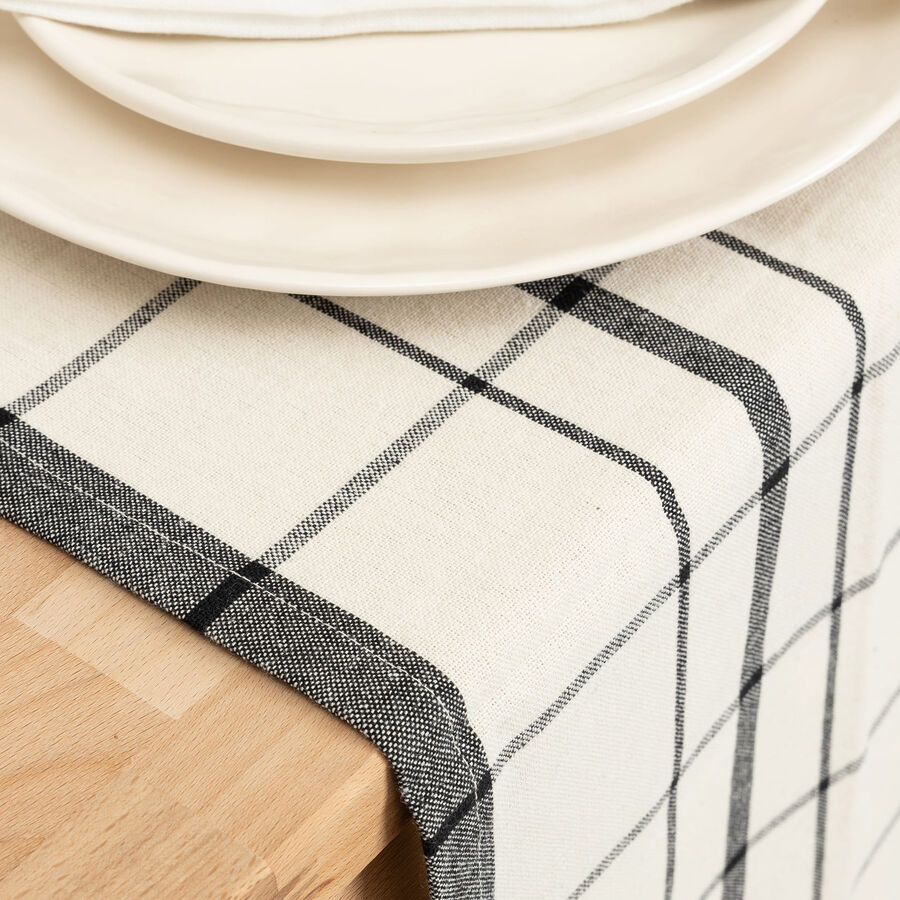 Camino de mesa natural Cuadro 50x150cm