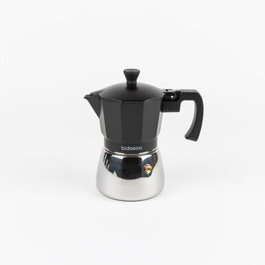 Cafetera de aluminio apta para inducción Tribeca en varias medidas