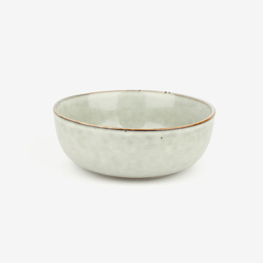 Vajilla de 12 piezas de cerámica gris Veiga