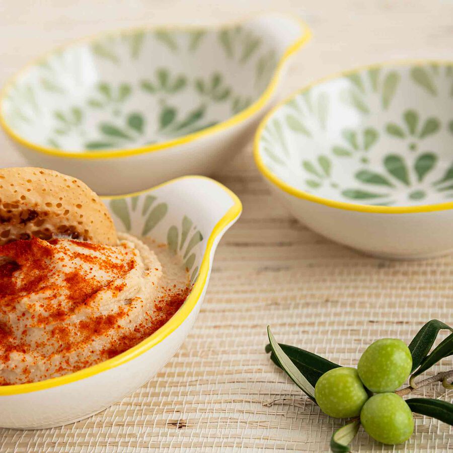 Bol de cer&aacute;mica para aperitivos Suede 11,5x10x38cm