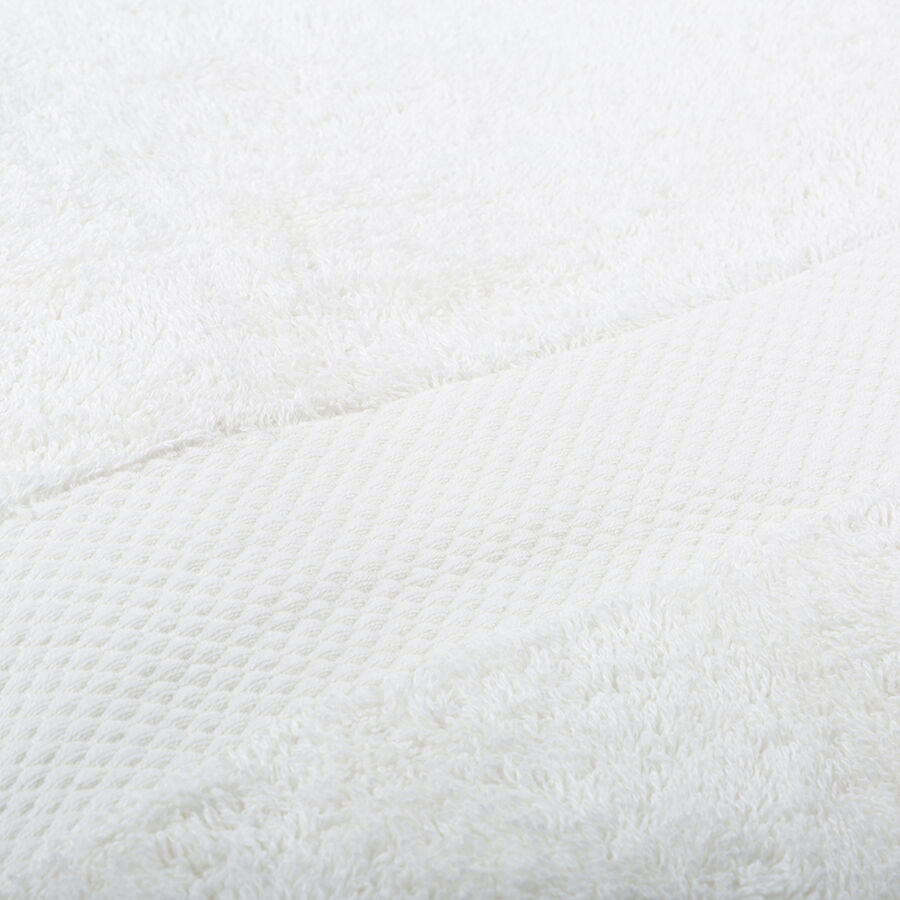 Toalla de ducha de algodón blanco cálido Vic 70x140cm - 500 gr/m²