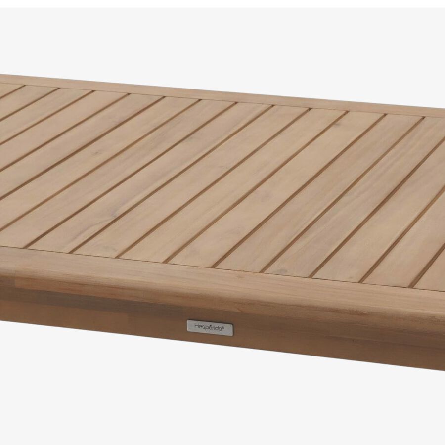 Mesa de jardín de madera de acacia Cervino 210x100x77cm