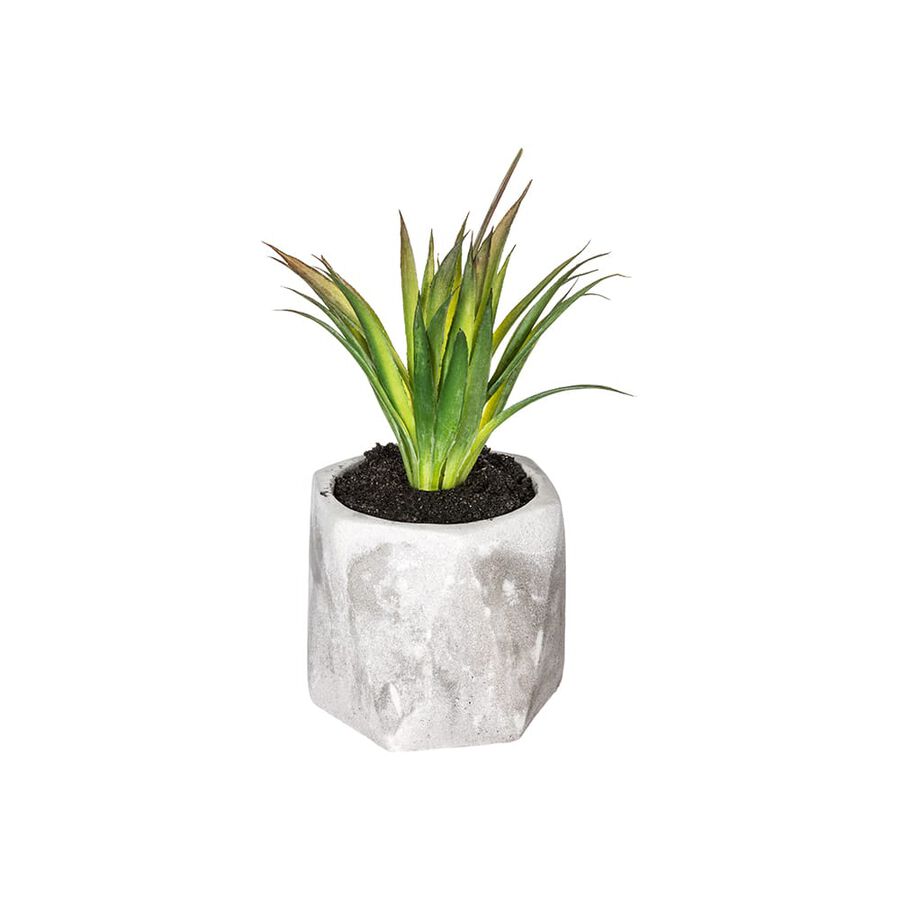 Planta artificial en maceta &Oslash;10x17cm