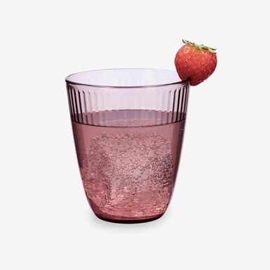 Vaso de vidrio rosa Rosa Velor 31cl