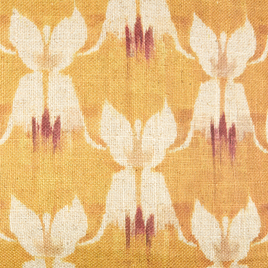 Funda de cojín algodón naranja Koray 45x45cm