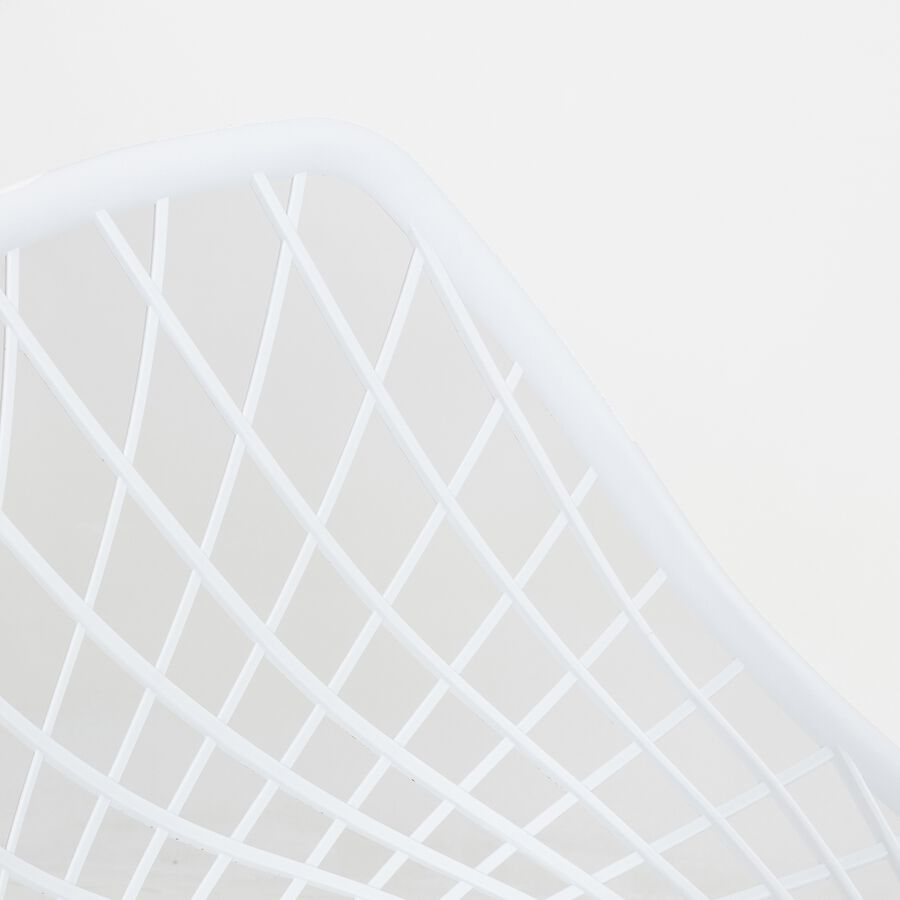 Silla de de comedor blanca Cascais 48x54x82 cm