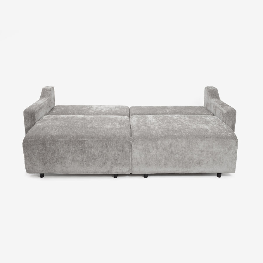 Sofá cama de 3 plazas gris Duman 229x113x86cm