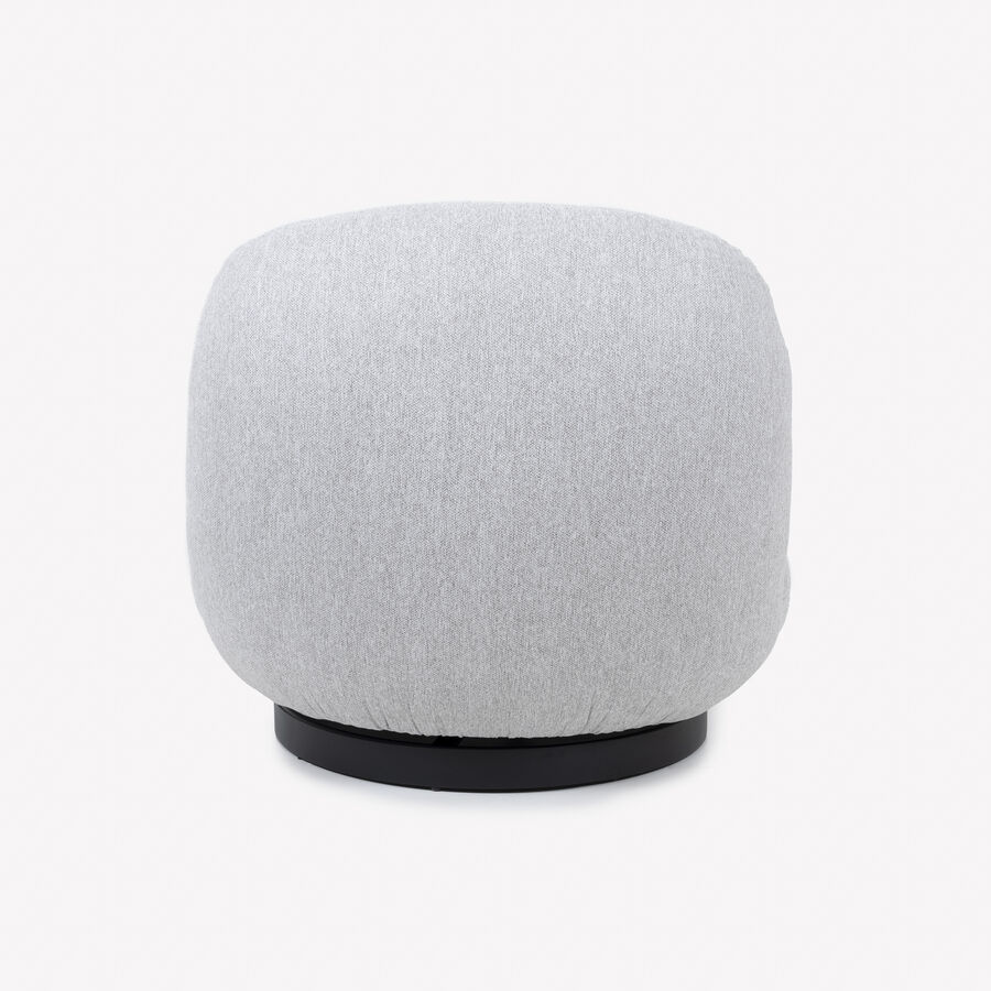 Butaca gris giratoria Pacha 81x95x71cm Clau&Chloe