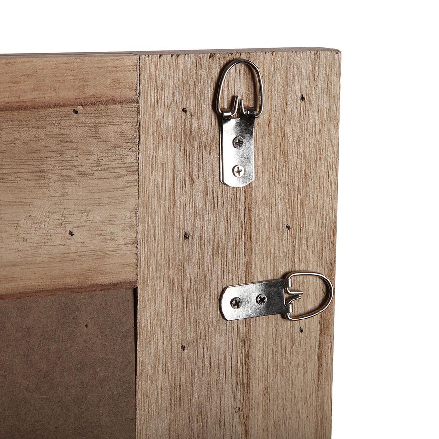 Espejo de pared rectangular de ratán Caribe 50X120cm