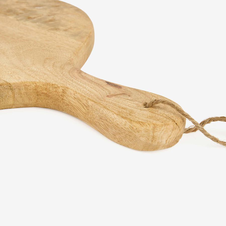 Tabla de cortar de madera mango Ø50cm