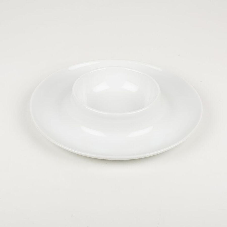 Plato de aperitivos de porcelana Niege &Oslash;26cm