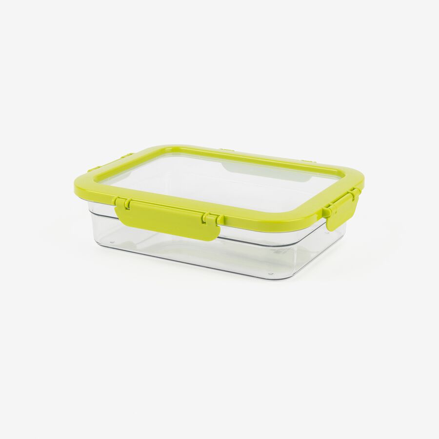 Táper de polipropileno rectangular hermético Samba 23,5x17,5x5,5cm - 1,3L