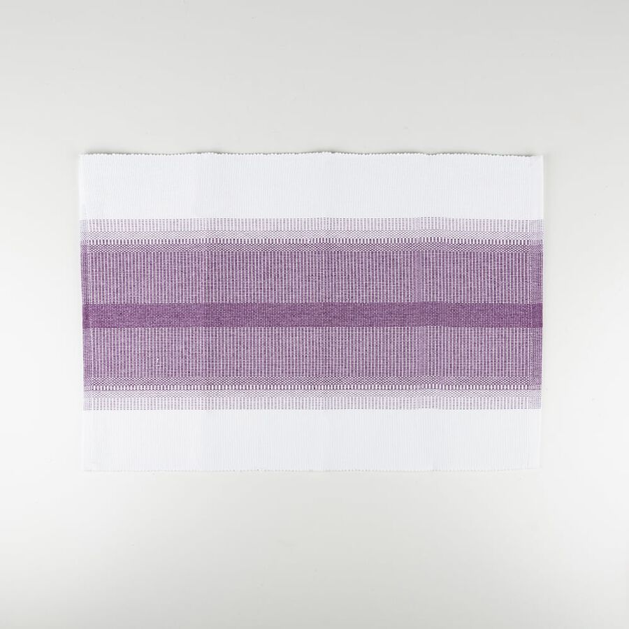 Set de 2 manteles individuales de algod&oacute;n de color lila