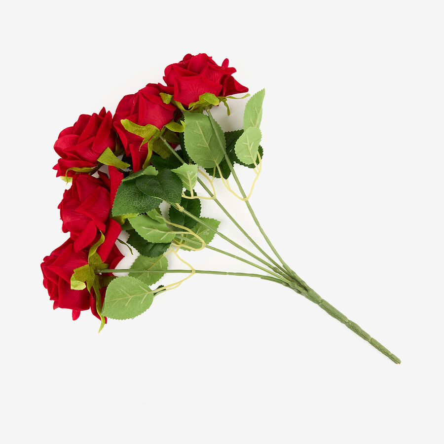 Ramo artificial de rosas rojas