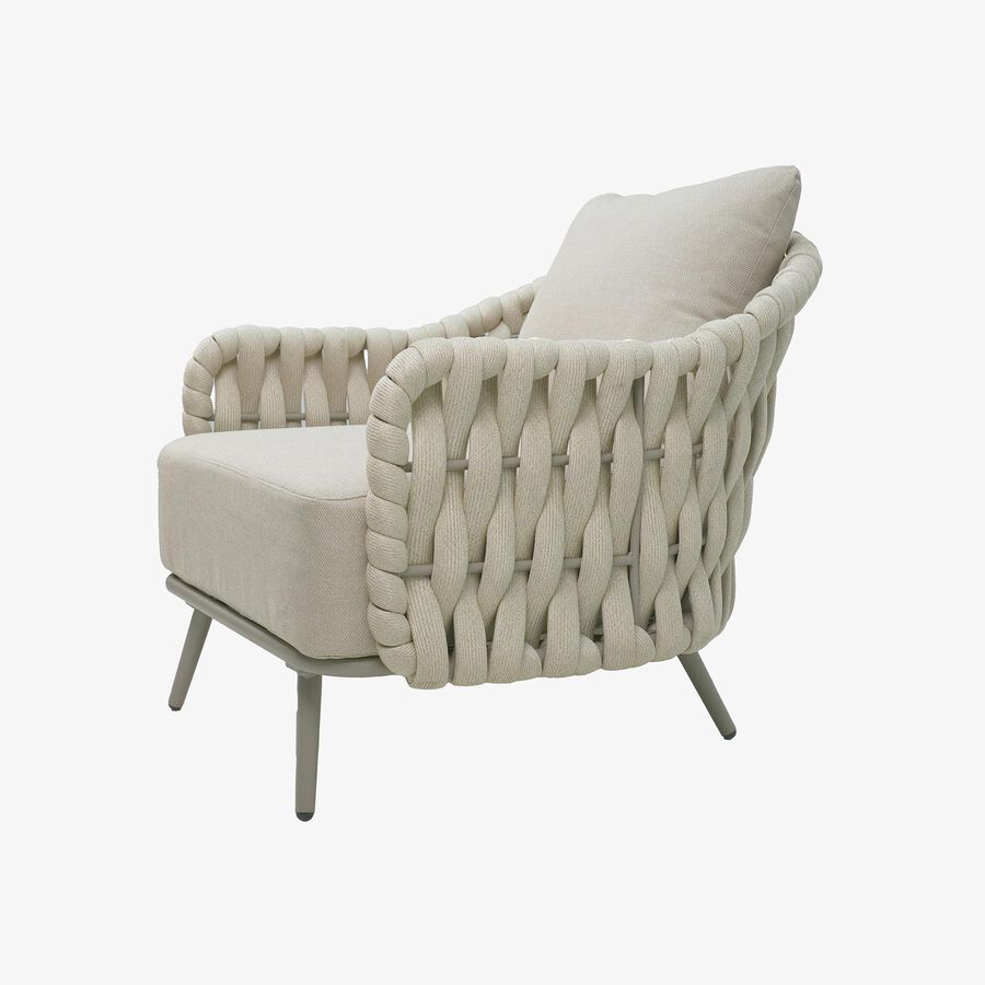 Set de jard&iacute;n de 4 piezas beige Portofino