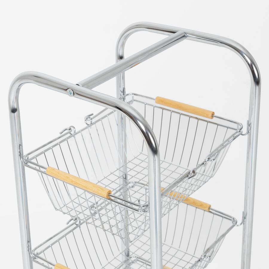 Carro de cocina de acero inoxidable Ammon 28x27x87cm