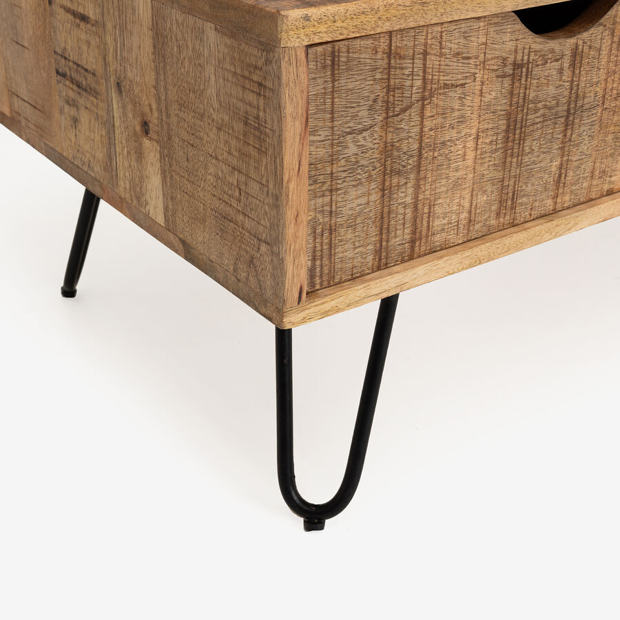 Mesa de centro de madera de mango Chloe 120x60x41cm Clau&Chloe