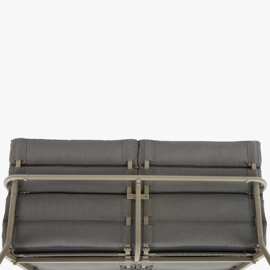 Conjunto de jard&iacute;n para 4 personas de acero cafe Solani