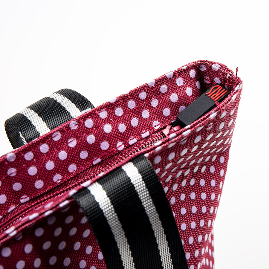 Bolsa lunch bag burdeos Dots Iris