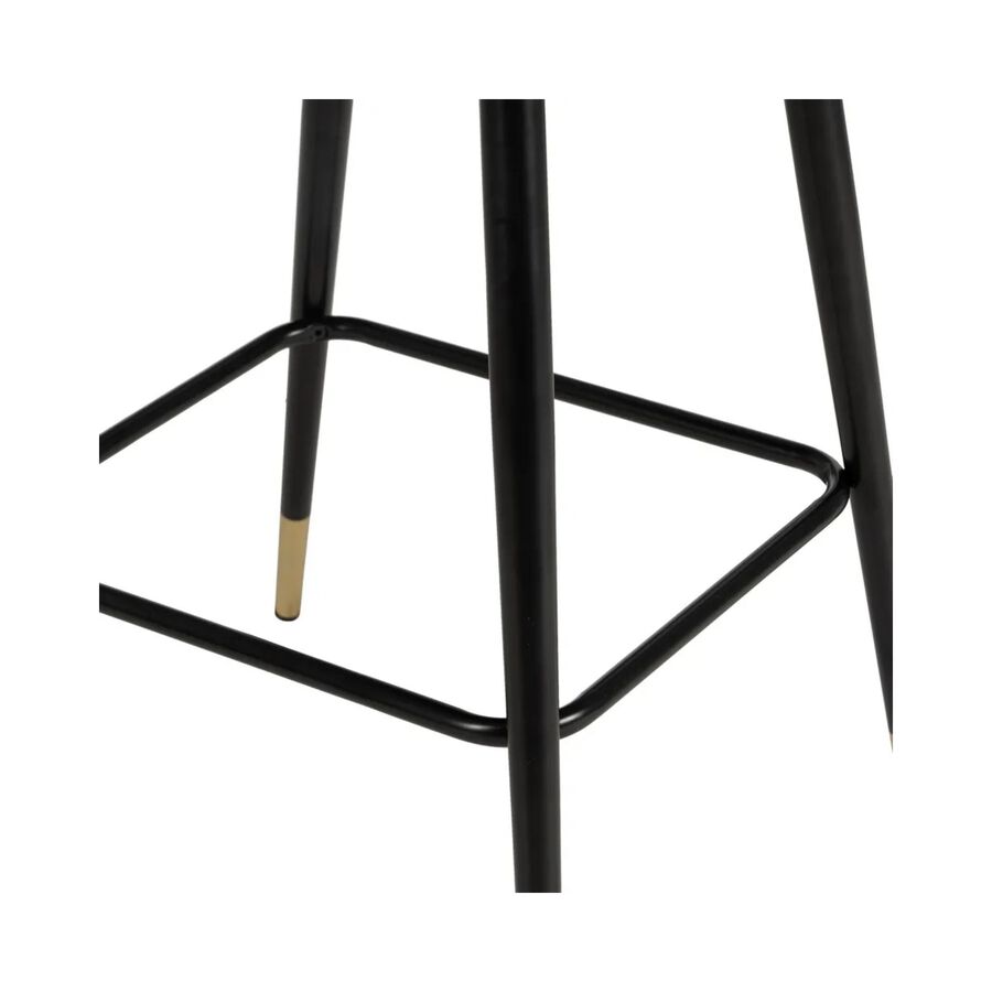 Set de 2 taburetes altos velvet verde Mayah 43x47x105cm