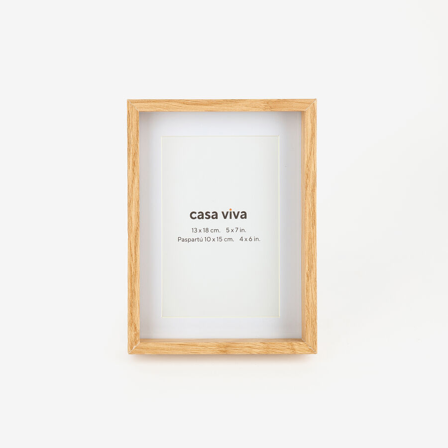 Marco de fotos de madera 13x18cm Salerno