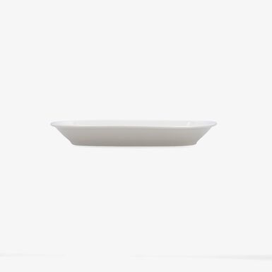 Fuente oval blanca de porcelana Regent 24x14cm