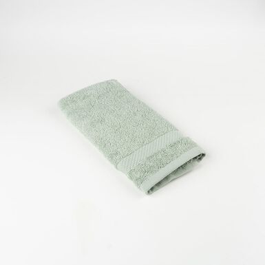 Toalla de tocador de algodón verde agua Vic 30x50cm - 500 gr/m²