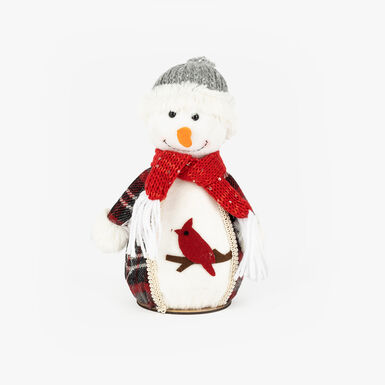 Figura decorativa Muñeco de nieve 24cm
