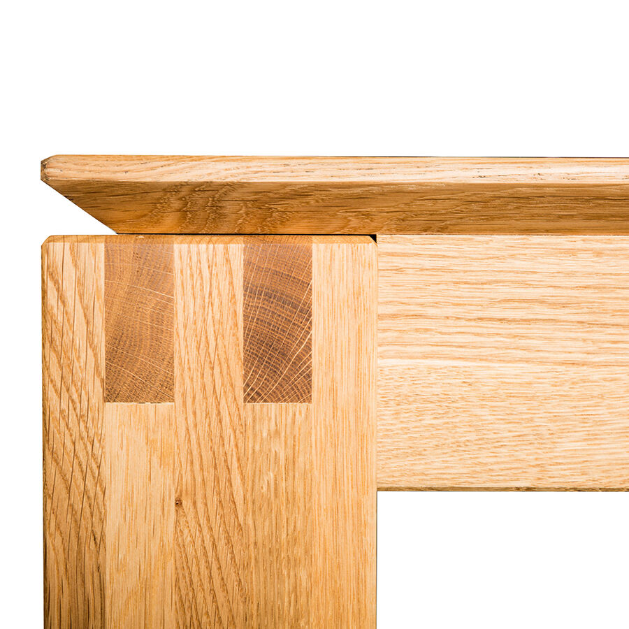 Mesa extensible de madera de roble 160/240cm