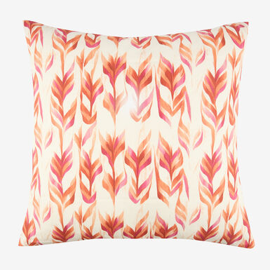 Funda de cojín de algodón cuadrada rosa Arce 45x45cm