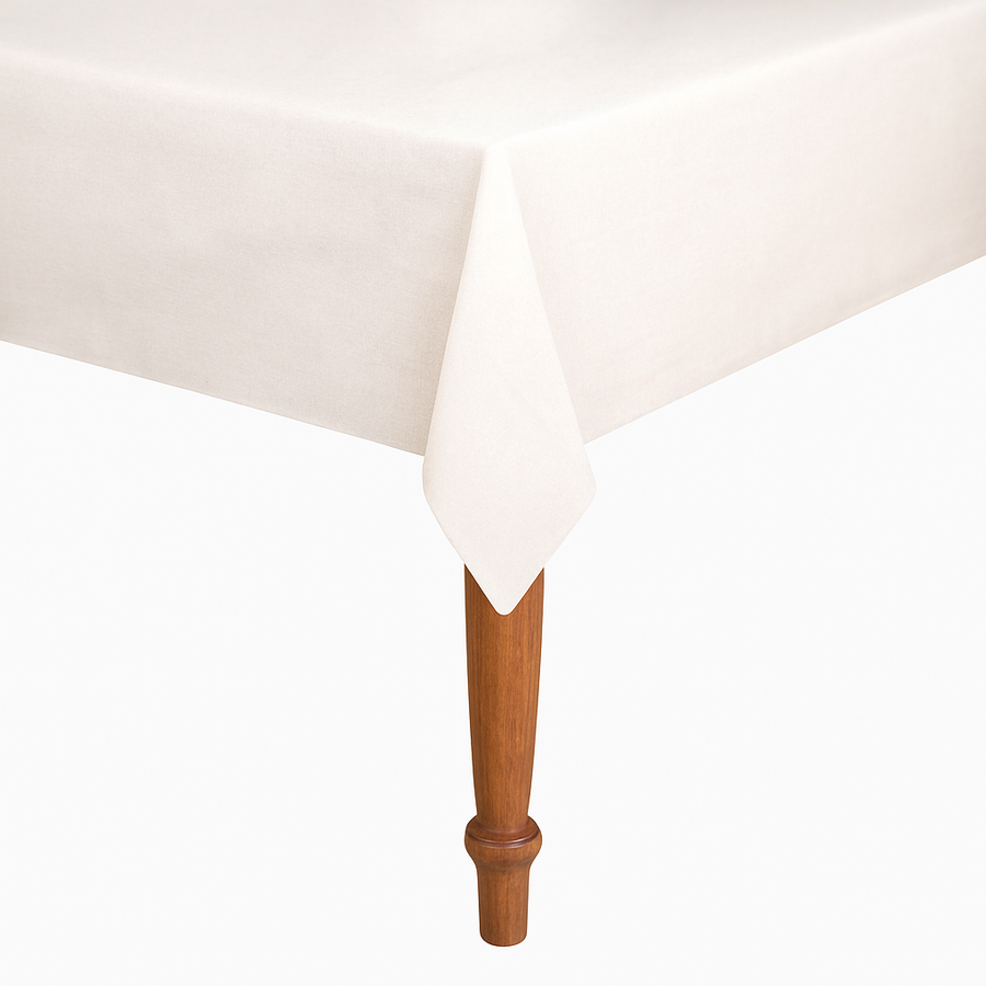 Mantel de algod&oacute;n natural 135x140cm