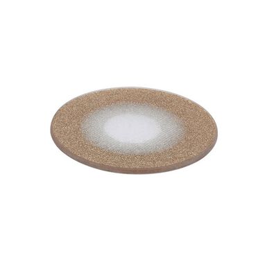 Portavelas dorado con purpurina Ø10cm