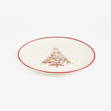 Plato de cerámica Árbol Navidad Ø30cm