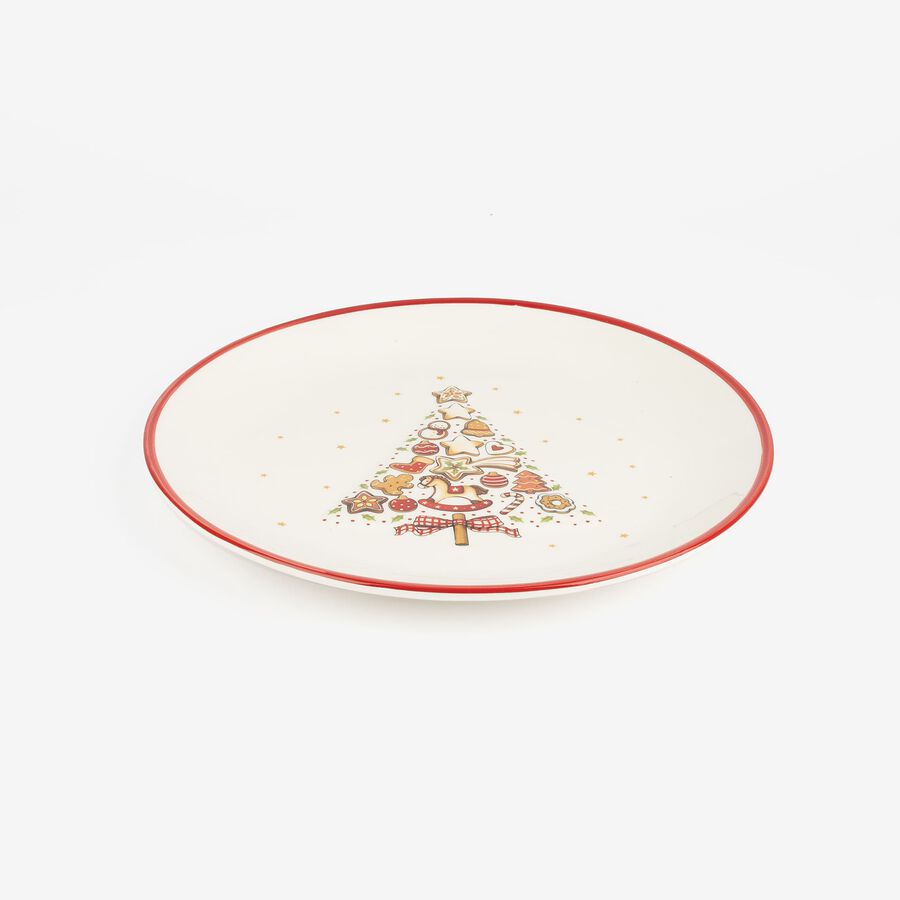 Plato de cerámica Árbol Navidad Ø30cm