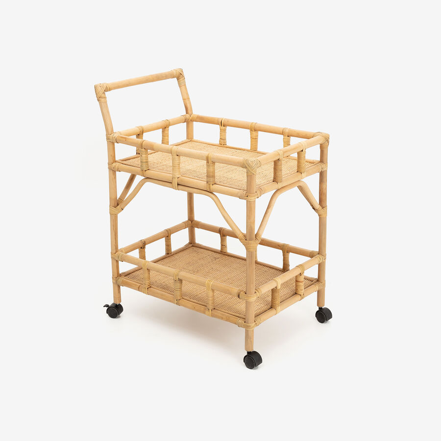 Camarera de rat&aacute;n Venecia 53x43x80cm