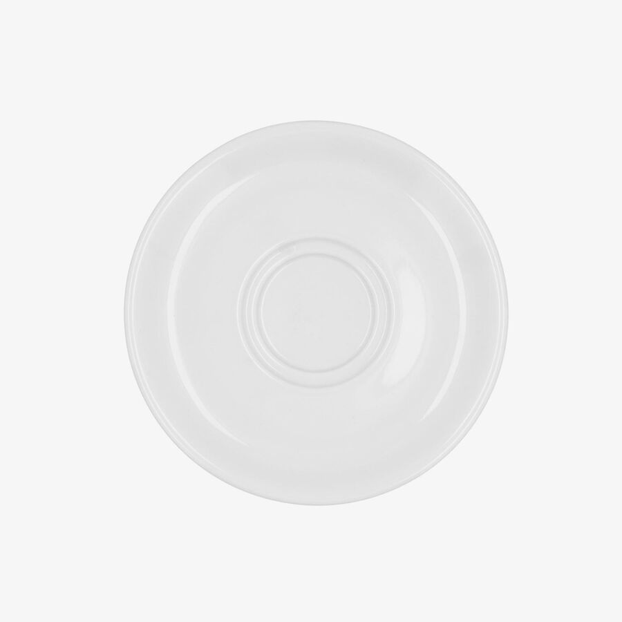 Plato para taza de caf&eacute; blanco de porcelana Cantina &Oslash;13cm