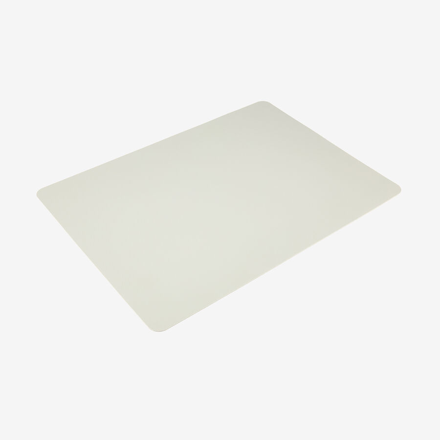 Mantel individual de polipiel gris 43x30cm