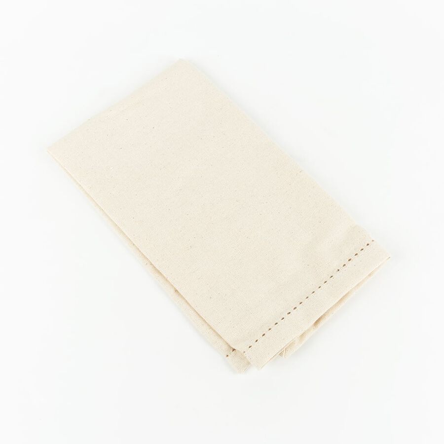 Set de 2 servilletas de algod&oacute;n natural Vainica 45x45cm