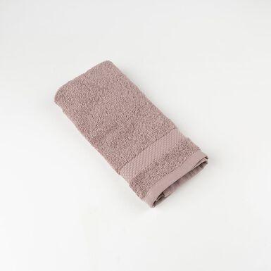 Toalla de tocador de algodón berenjena Vic 30x50cm - 500 gr/m²