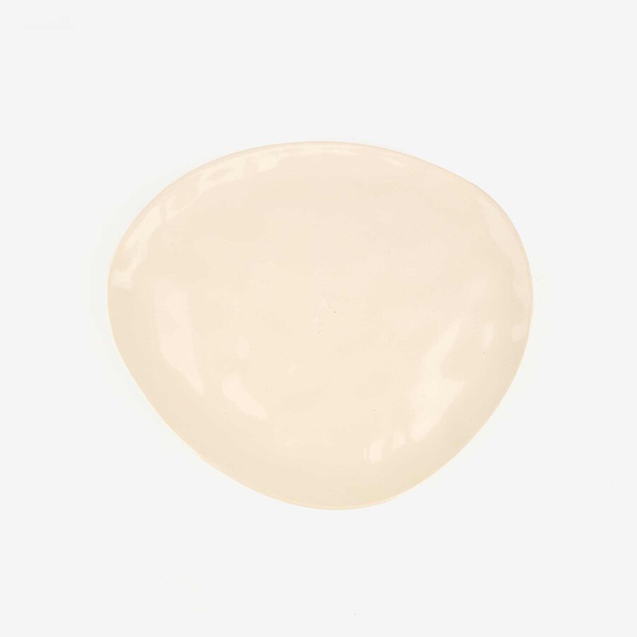 Plato llano de cer&aacute;mica blanco Posima &Oslash;23cm