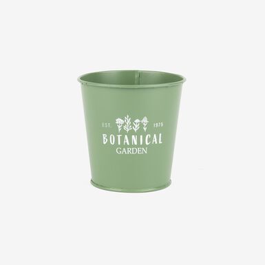 Macetero verde de metal Botanist &Oslash;12x12cm