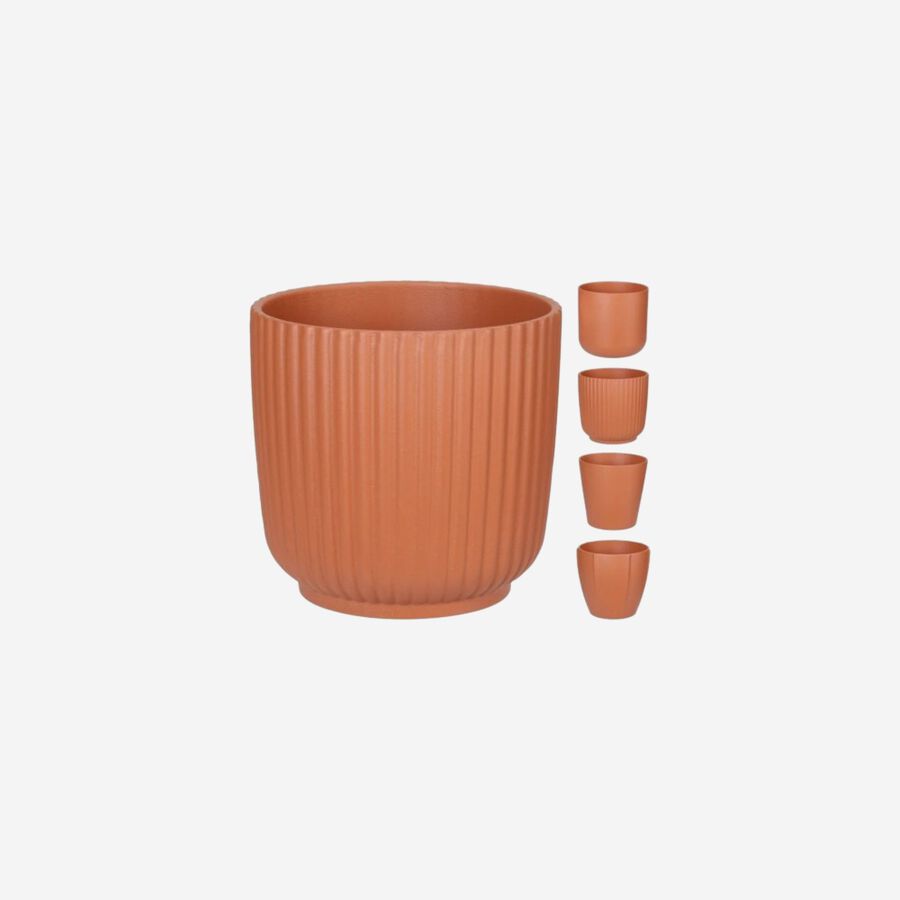Macetero de terracota Ø14x15cm en varios modelos