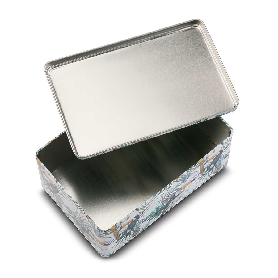 Caja metal grande Piña 22x16x9cm