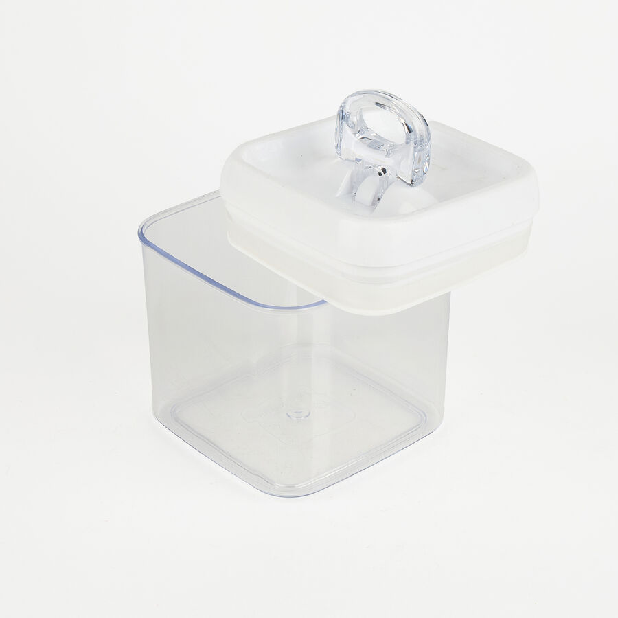 Contenedor herm&eacute;tico de poliestireno 1L 13x13x13cm