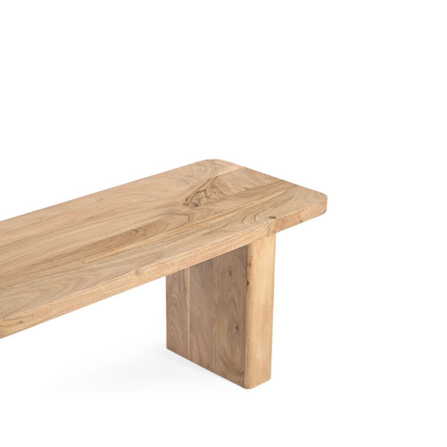 Banco de madera de acacia Yakarta 160x40x45cm