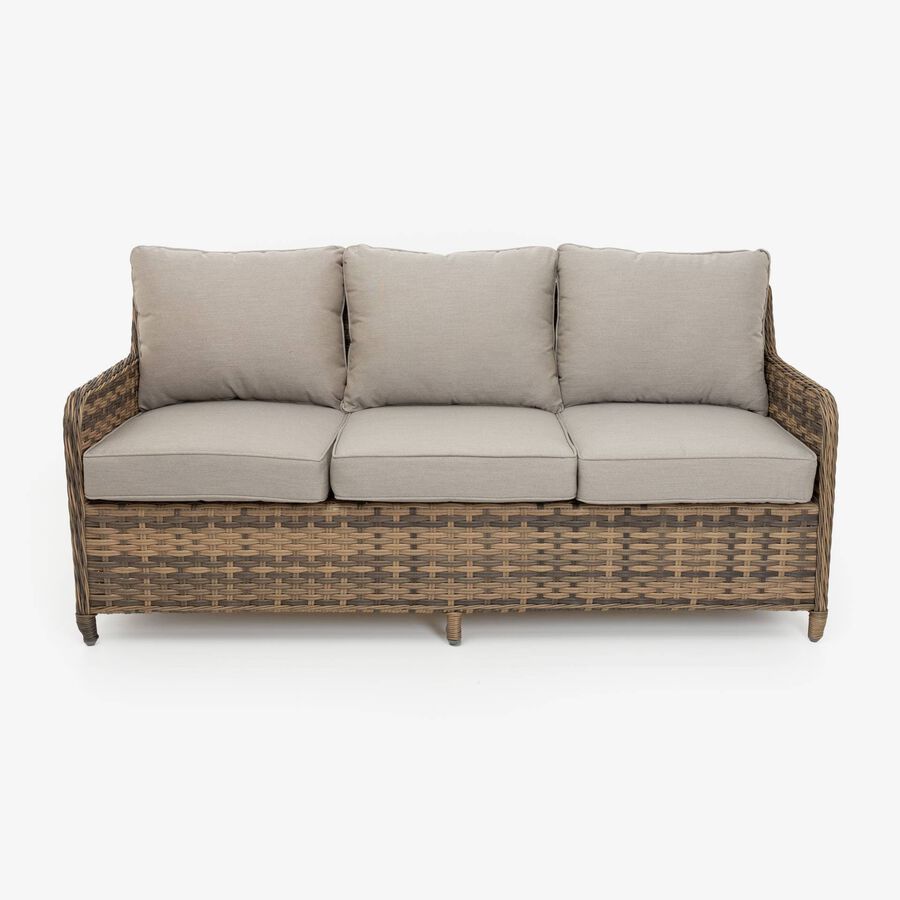 Set de jardín de 4 piezas de ratán sintético Lanai