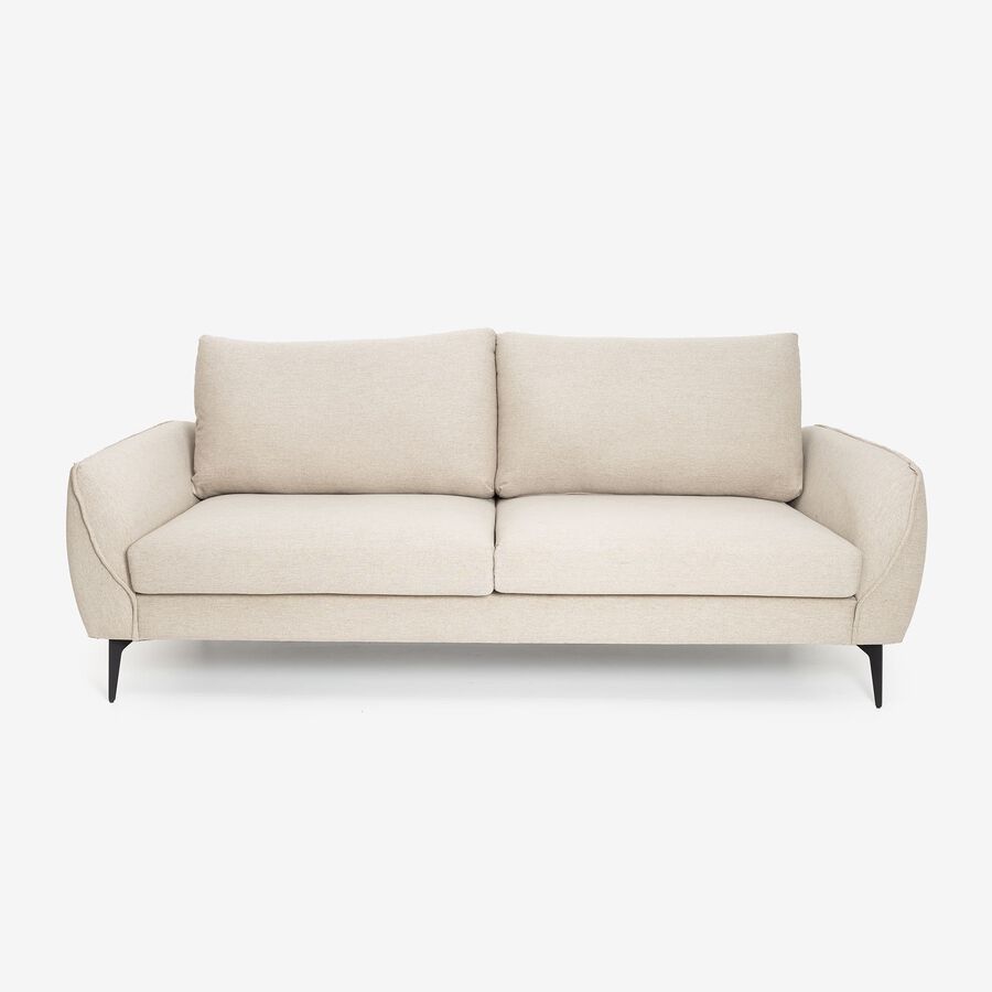 Sofá de 3 plazas beige Balt 207x90cm Clau&Chloe